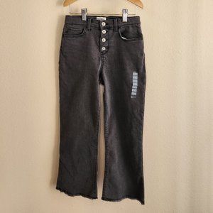 Black Cropped Flare Jeans - Oshkosh Size 8 (NWT)